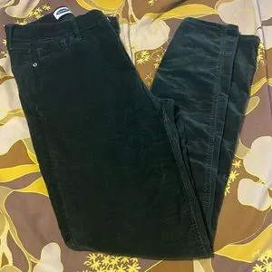 Old Navy Pants Jumpsuits Old Navy Forest Green Velvet